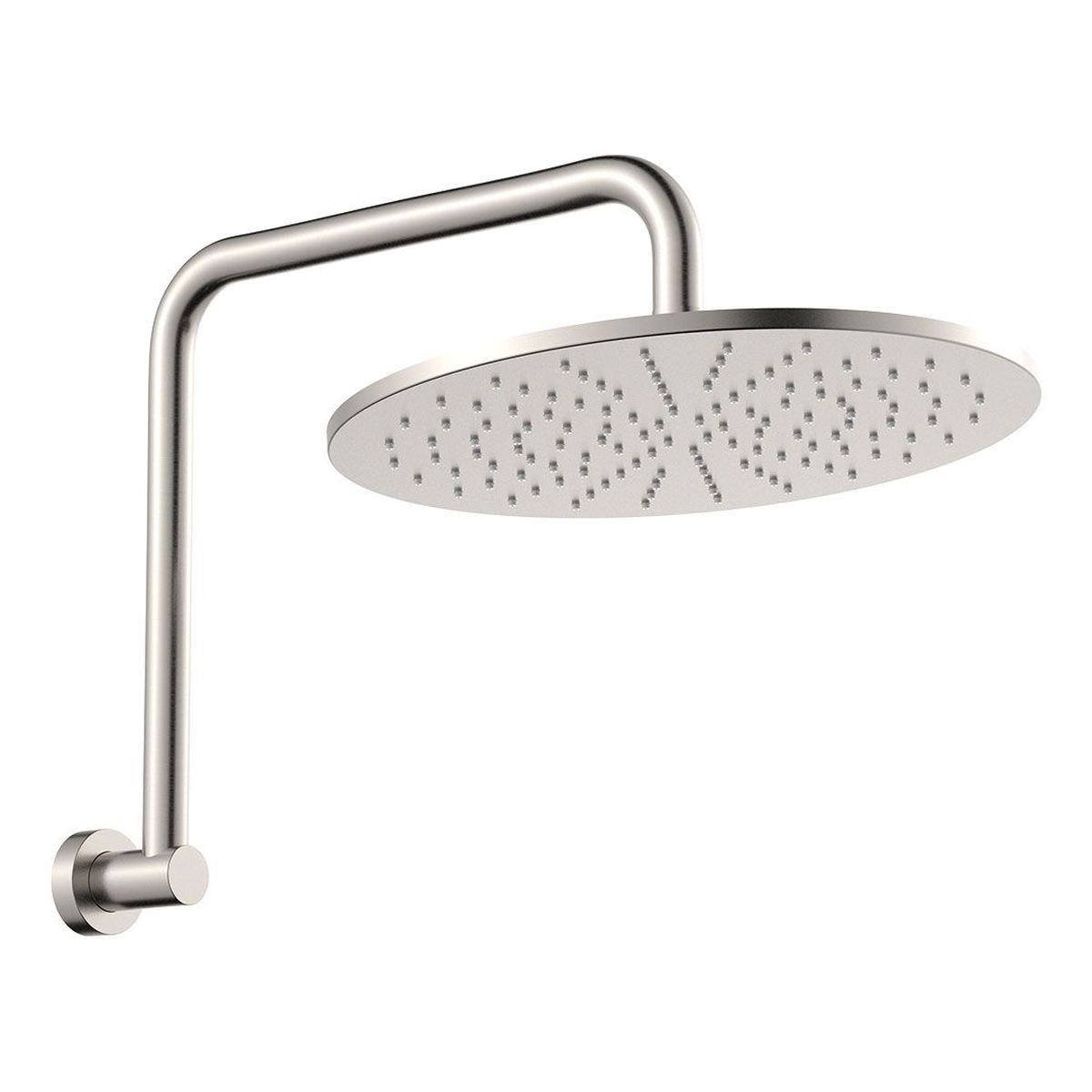 Empire Slim Gooseneck Shower Arm Set, Brushed Nickel