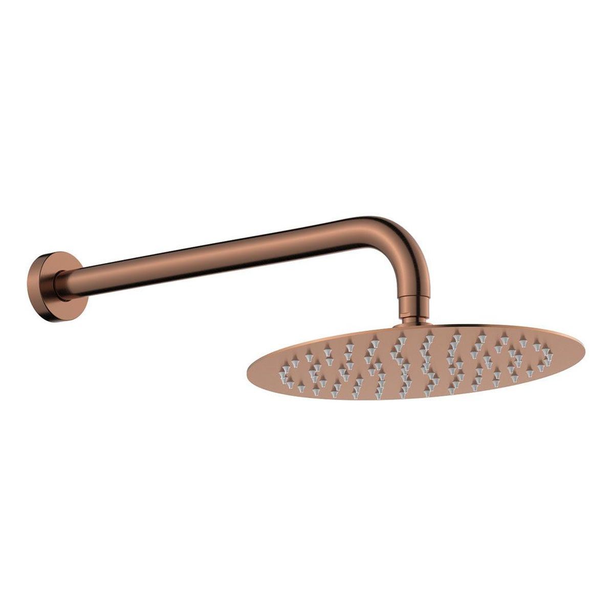 Kaya Shower Arm Set, Brushed Copper