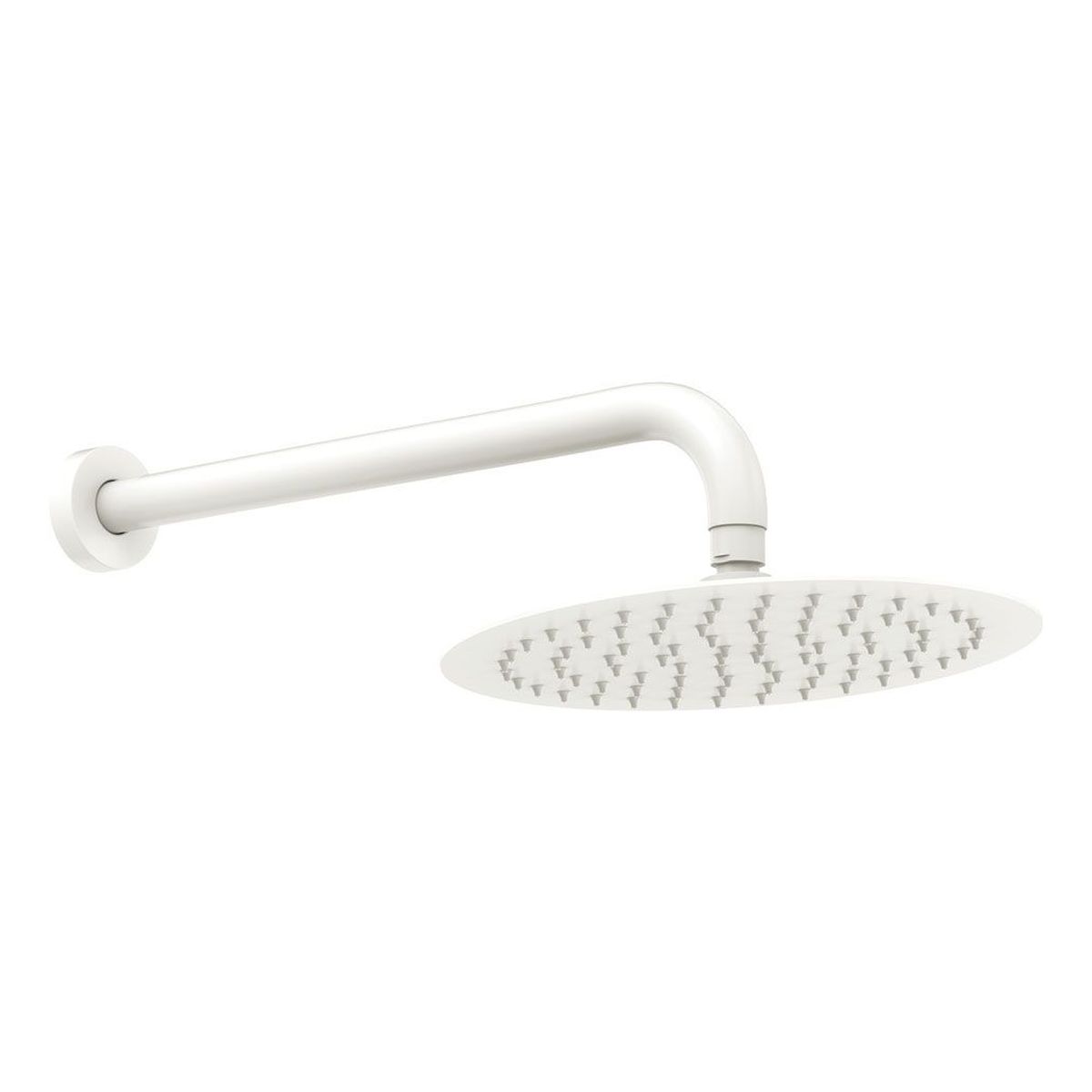 Kaya Shower Arm Set, Matte White