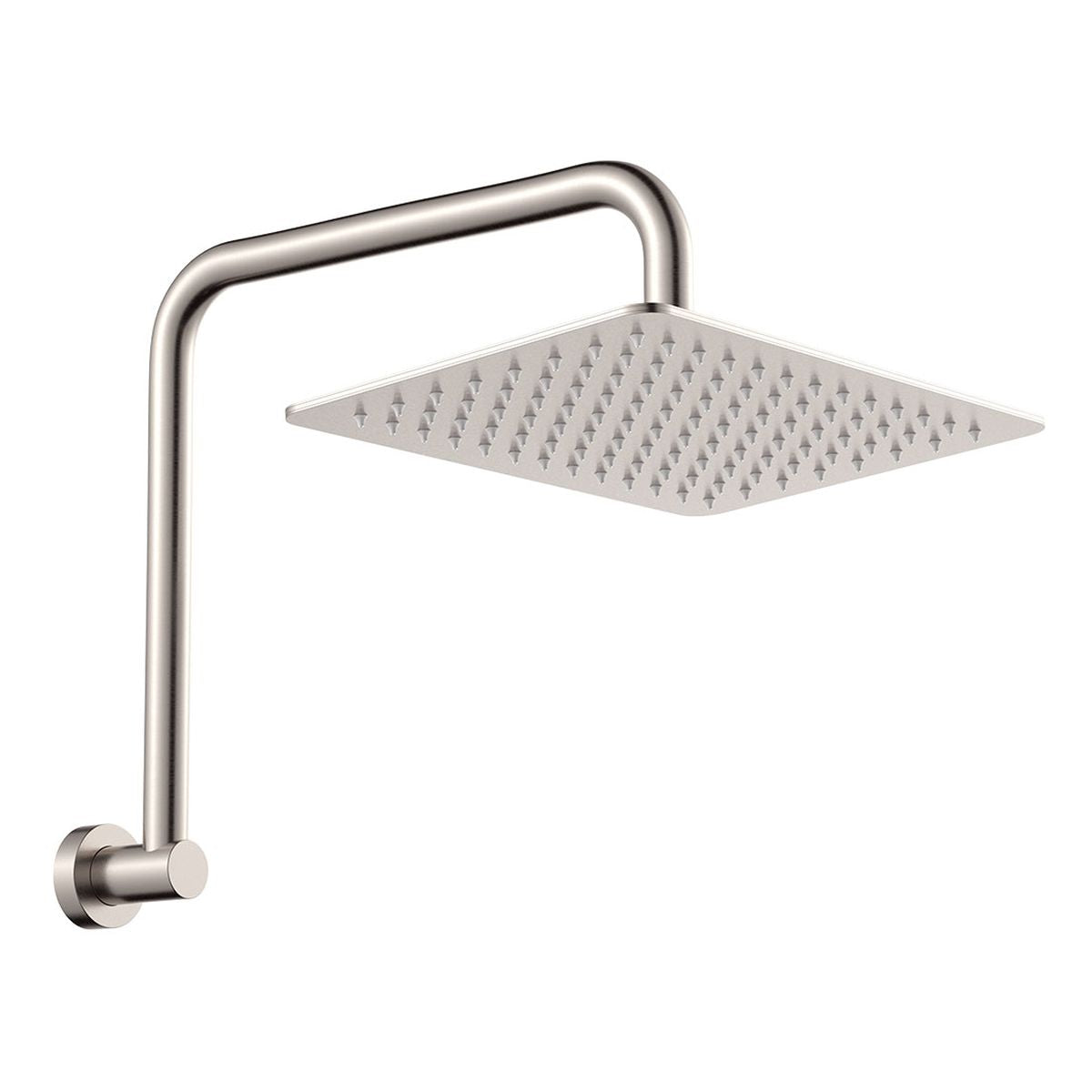 Fienza Tono Gooseneck Shower Arm Set, Brushed Nickel