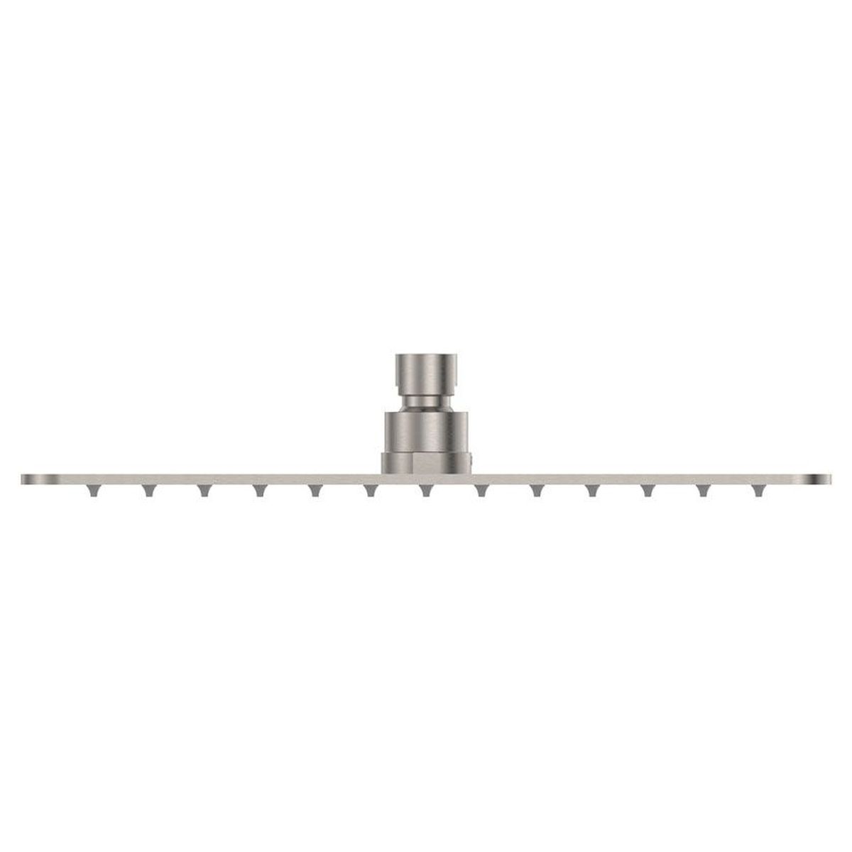 Koko Rectangular Shower Head, Brushed Nickel