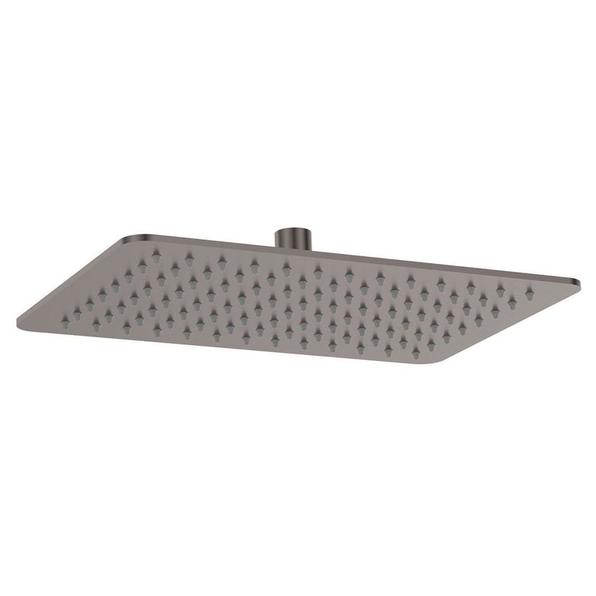 Koko Rectangular Shower Head, Gun Metal