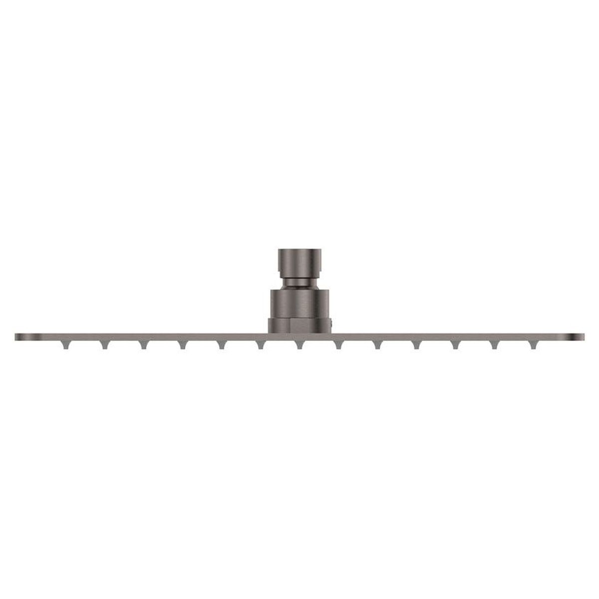 Koko Rectangular Shower Head, Gun Metal