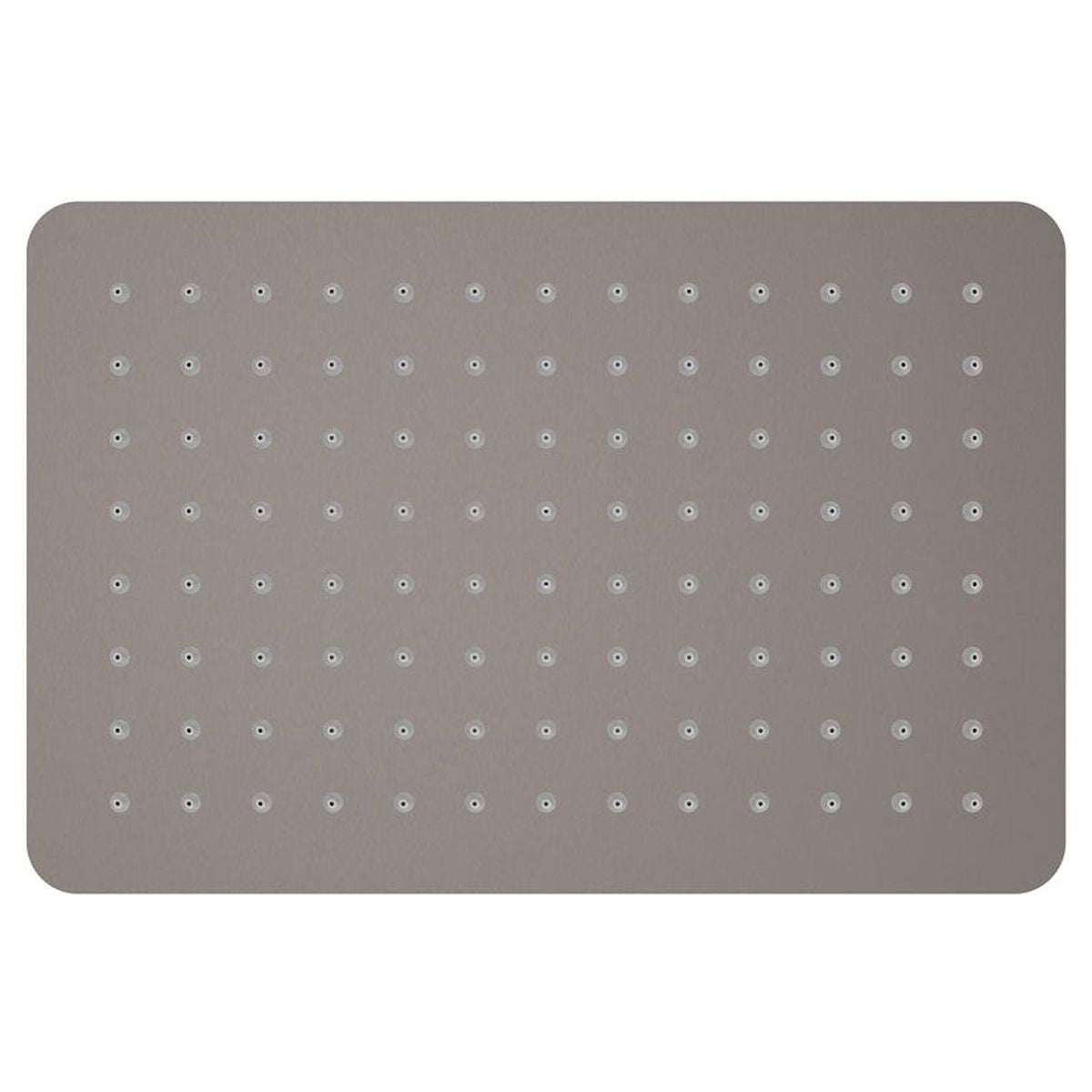 Koko Rectangular Shower Head, Gun Metal