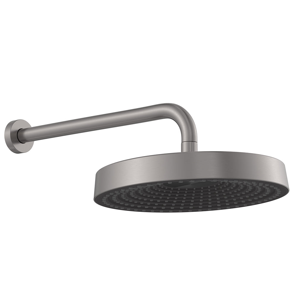 Fienza Kuro Shower Arm Set, Round Head, Gun Metal