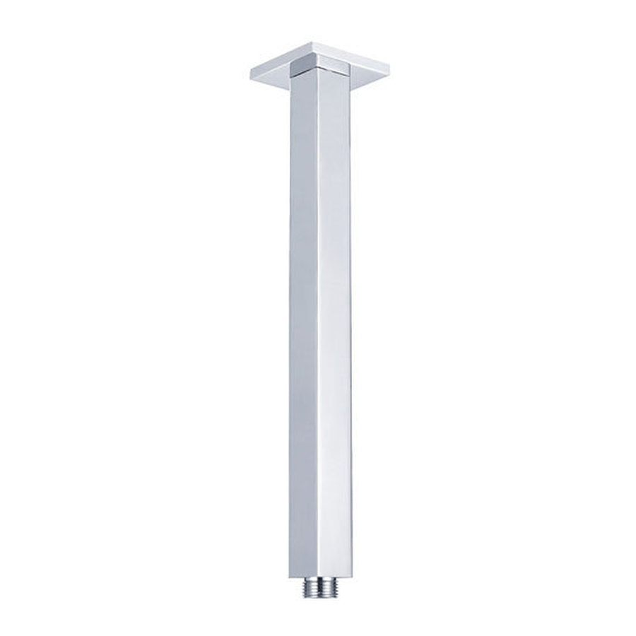 Fienza Square Chrome Ceiling Dropper, 300mm