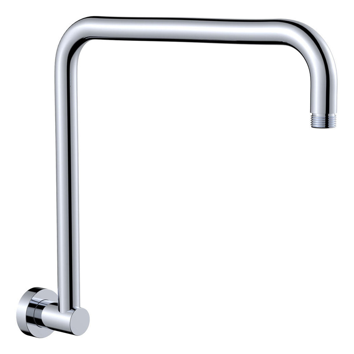Fienza Round Fixed Gooseneck Shower Arm, Chrome