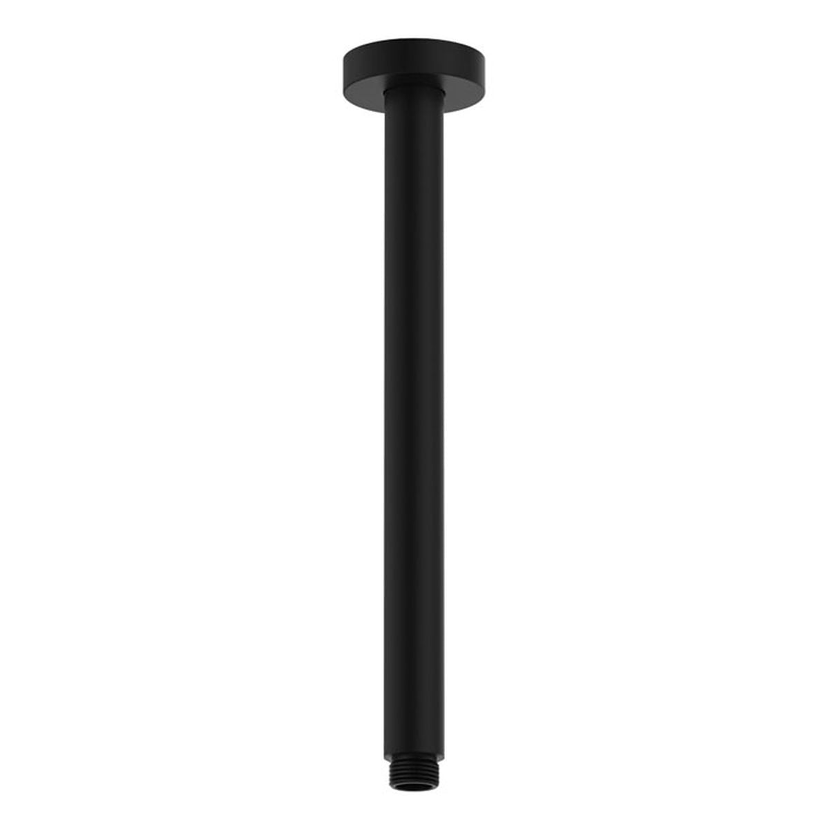 Fienza Round Shower Dropper, 300mm, Matte Black