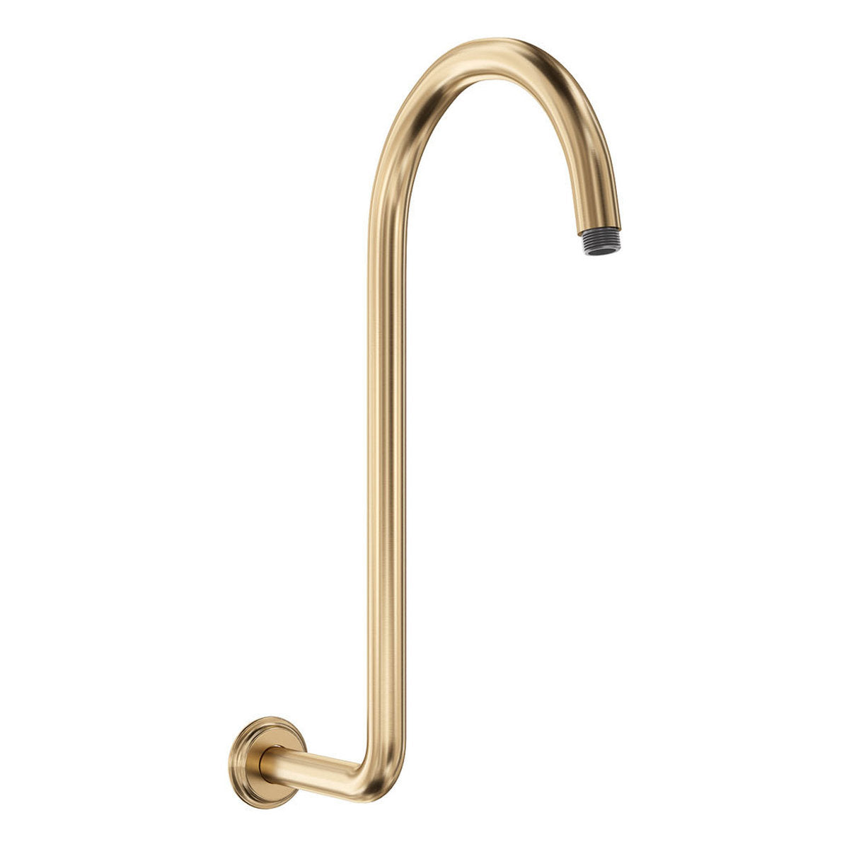 Fienza Classical Fixed Swan-Neck Arm, Urban Brass