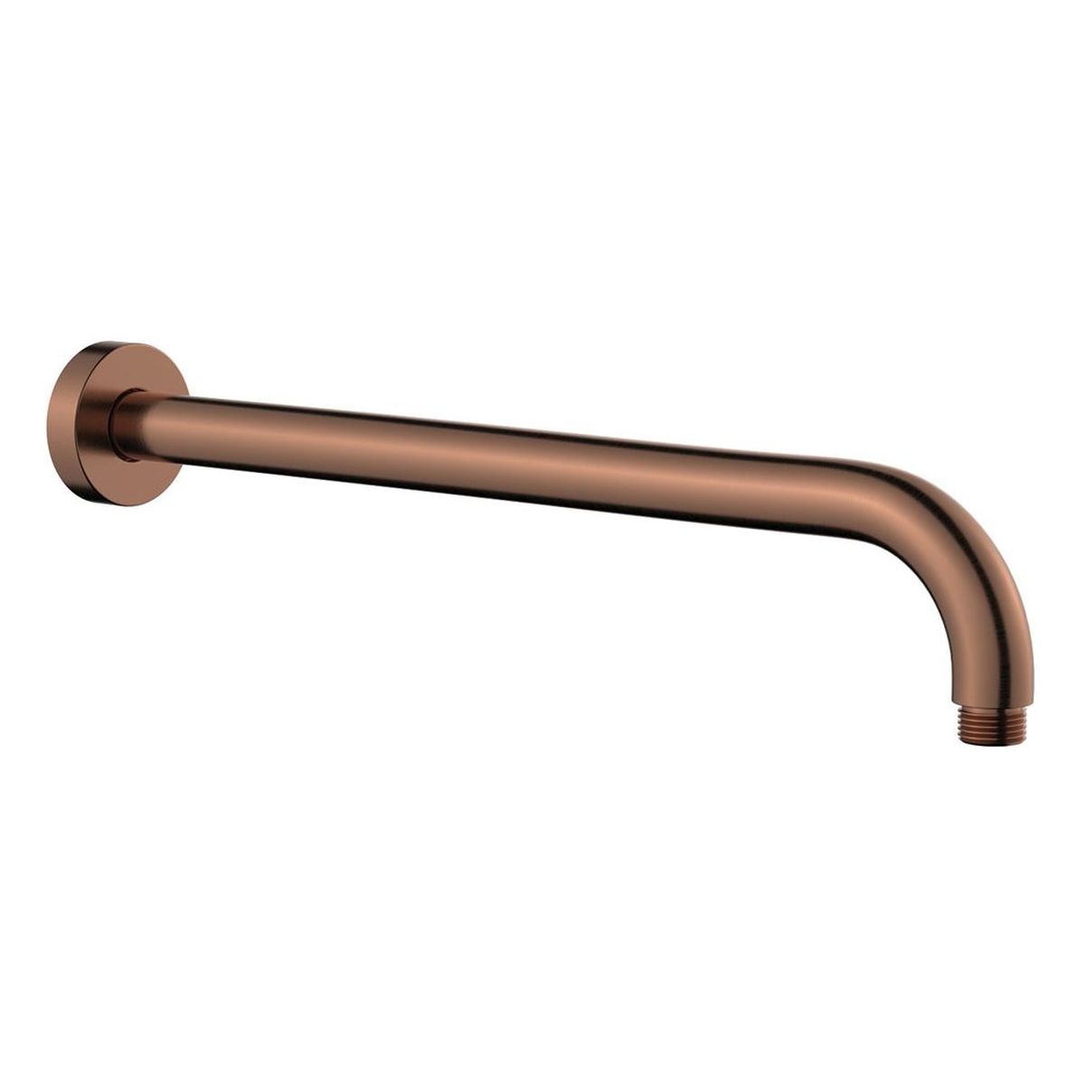 Kaya Shower Arm, Brushed Copper