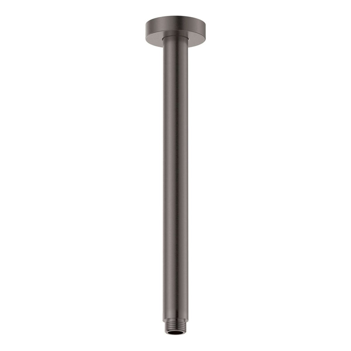 Fienza Round Shower Dropper, 300mm, Gun Metal