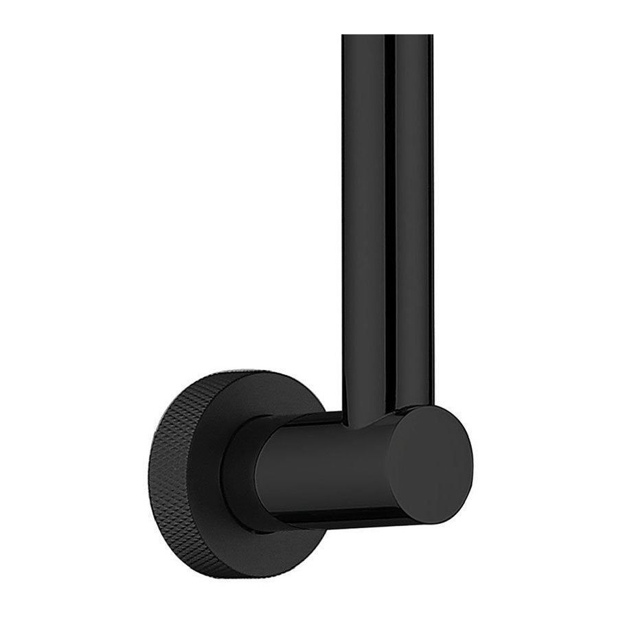 Fienza Axle Industrial Cover Plate For Kaya Gooseneck Arm Shower, Matte Black