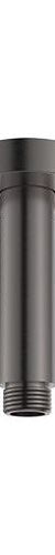 Round Shower Dropper, 100mm, Gun Metal