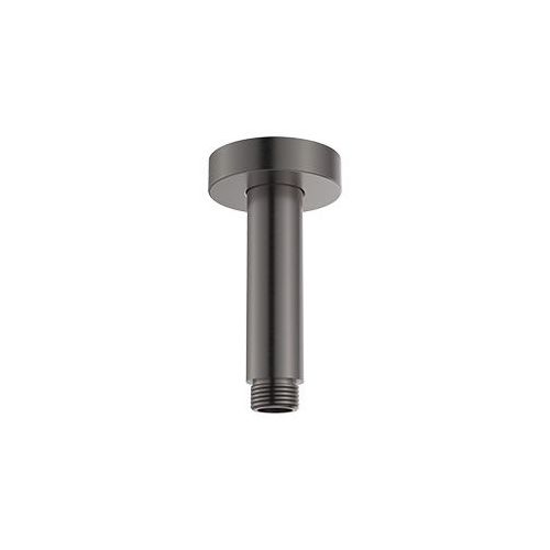 Round Shower Dropper, 100mm, Gun Metal