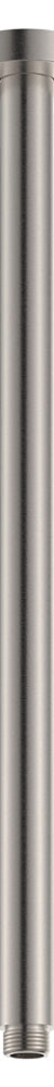 Round Shower Dropper, 450mm, Brushed Nickel