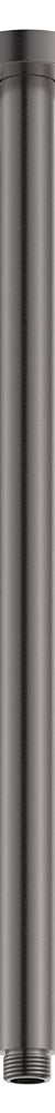 Round Shower Dropper, 450mm, Gun Metal