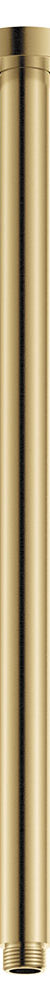 Round Shower Dropper, 450mm, Ubran Brass