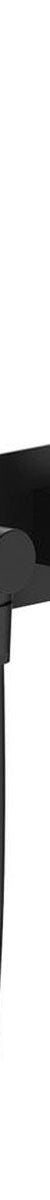 Fienza Lincoln Hand Shower, Rectangular Plate, Matte Black