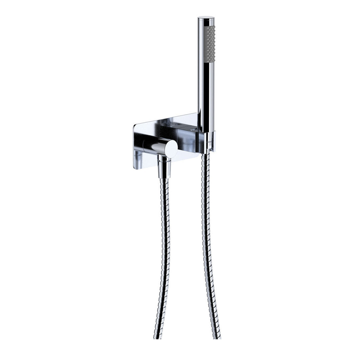 Fienza Isabella Hand Shower, Rectangular Plate, Chrome