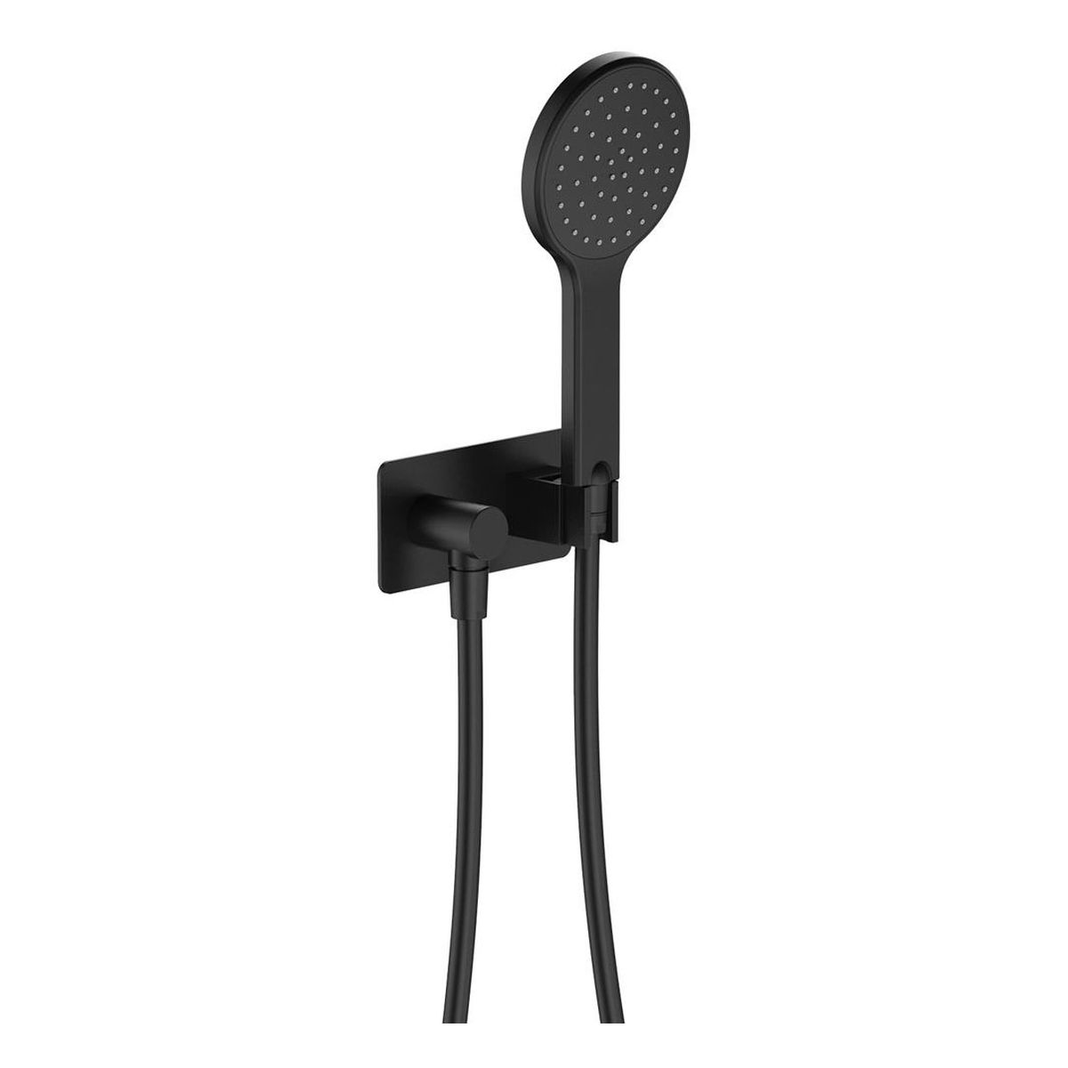 Kaya Hand Shower, Rectangular Plate, Matte Black