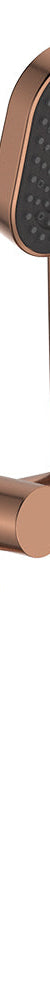 Fienza Kuro Hand Shower, Round Plate, Soft Square Head, Brushed Copper