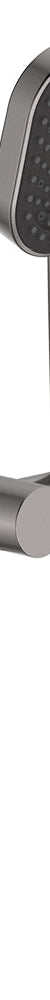 Fienza Kuro Hand Shower, Round Plate, Soft Square Head, Gun Metal