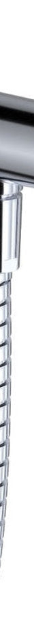 Fienza Universal Hand Shower Bracket & Hose, Round Plate, Chrome
