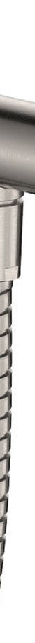 Fienza Universal Hand Shower Bracket & Hose, Round Plate, Brushed Nickel
