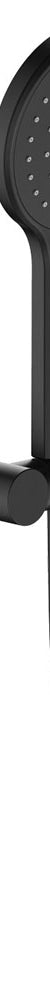 Kaya Hand Shower, Round Plate, Matte Black