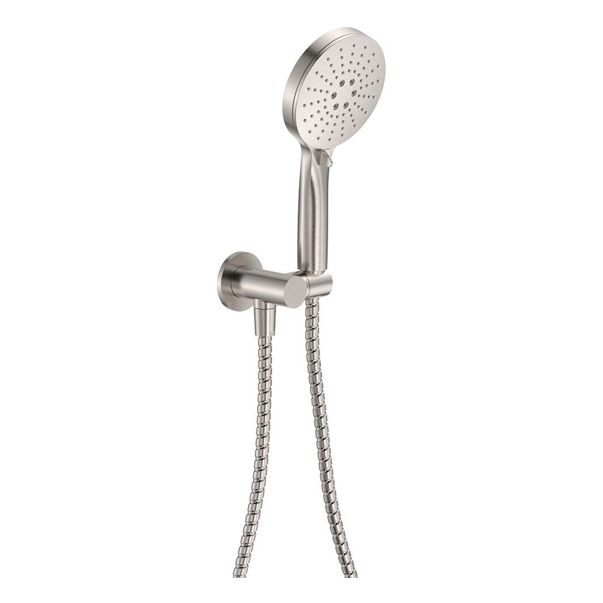Empire Slim Hand Shower, Round Plate, Brushed Nickel