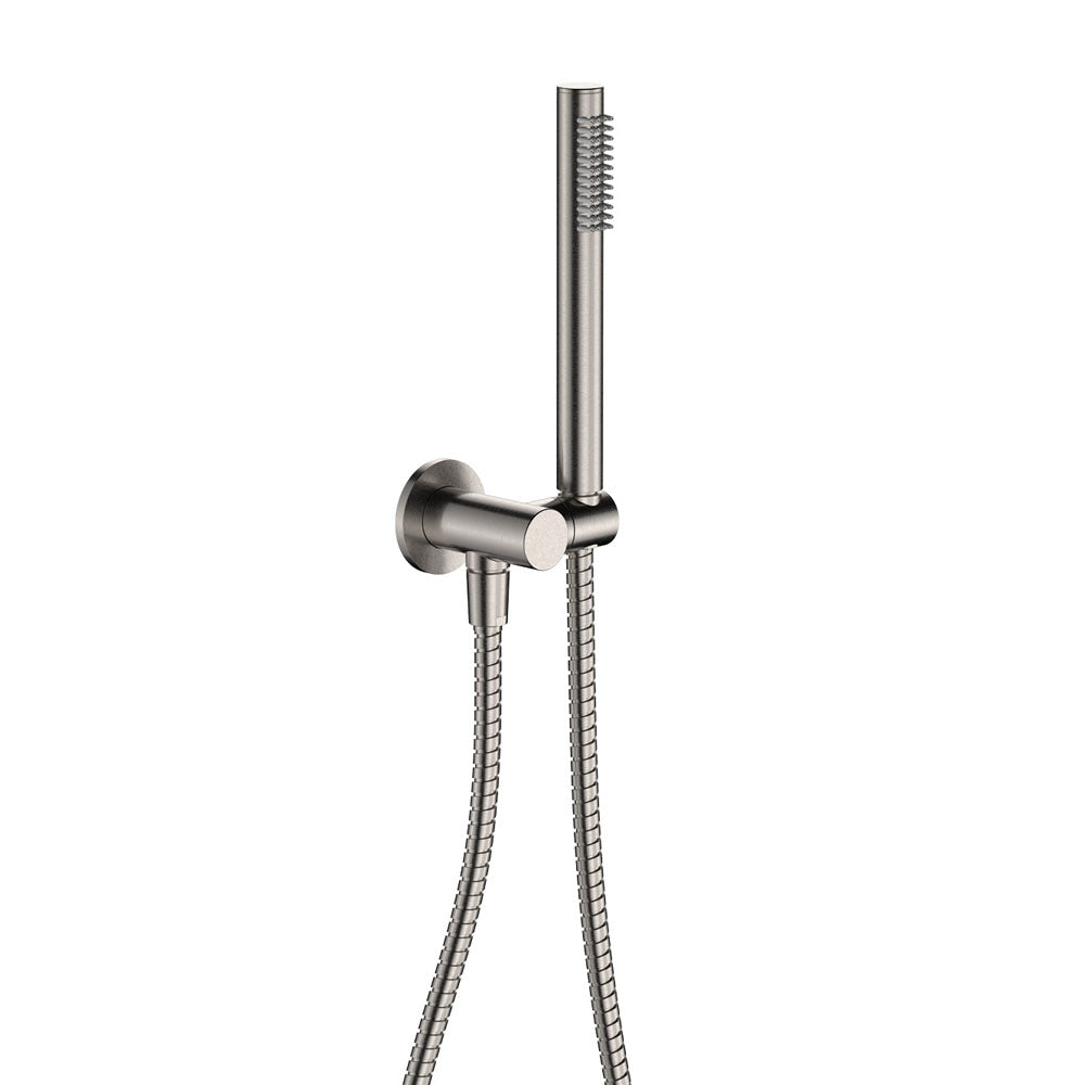 Isabella Hand Shower, Round Plate, Brushed Nickel