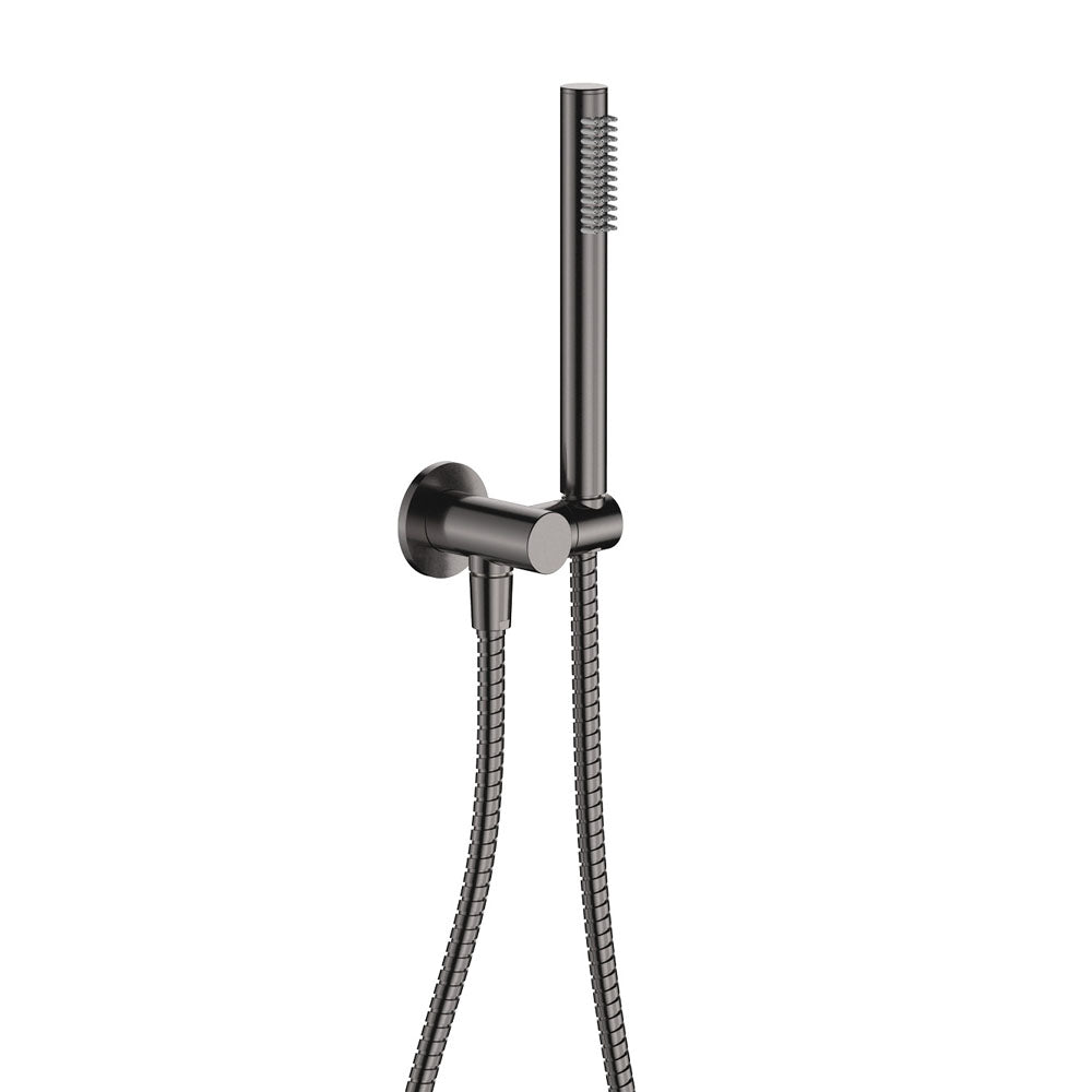 Isabella Hand Shower, Round Plate, Gun Metal