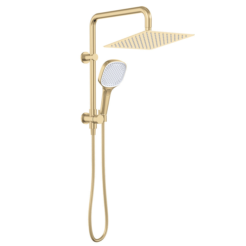 Koko Twin Half-Rail Shower, Urban Brass