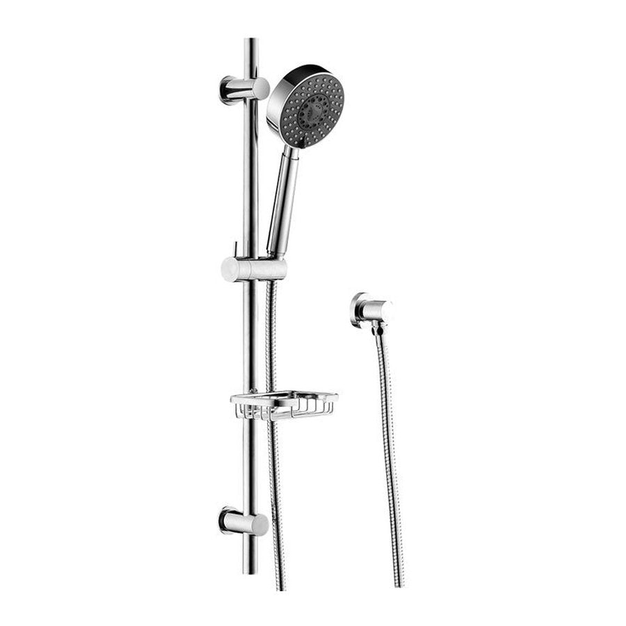 Fienza Michelle Multifunction Rail Shower With Soap Basket