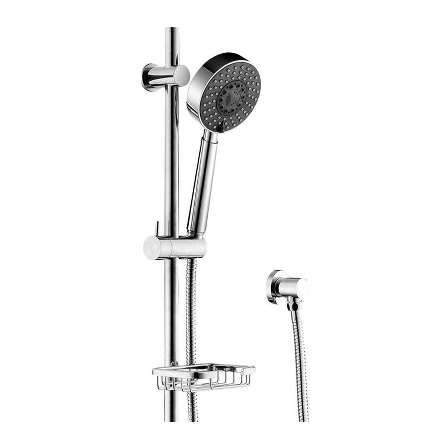 Fienza Michelle Multifunction Rail Shower With Soap Basket