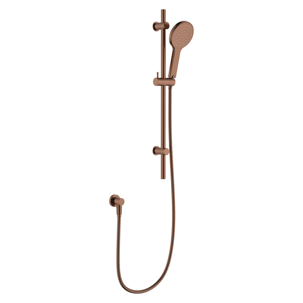 Kaya Rail Shower, Brushed Copper