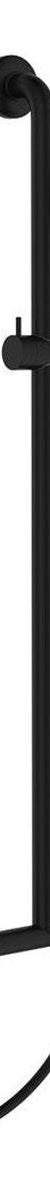 Fienza Hustle Care Matte Black Inverted T Rail Shower, Left-Hand