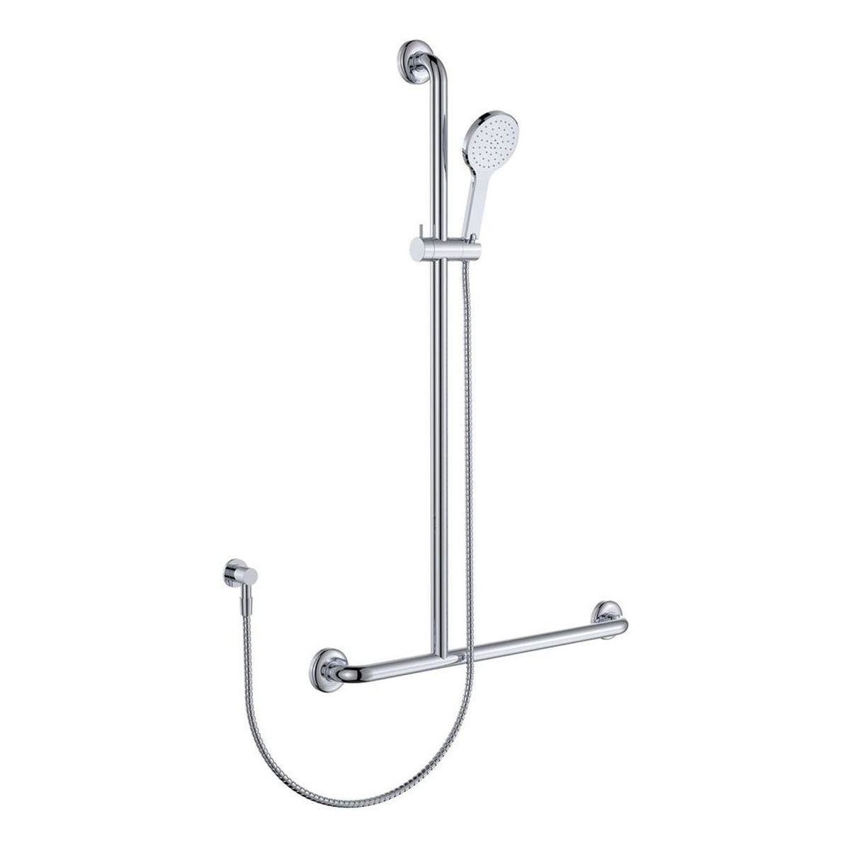Fienza Luciana Care Inverted T Rail Shower, Left-Hand