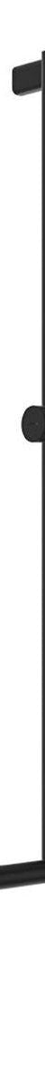 Fienza Care Inverted T Rail Shower with Push/Pull Slider, Matte Black
