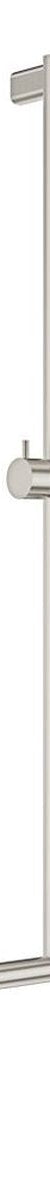 Fienza Care Inverted T Rail Shower, Brushed Nickel