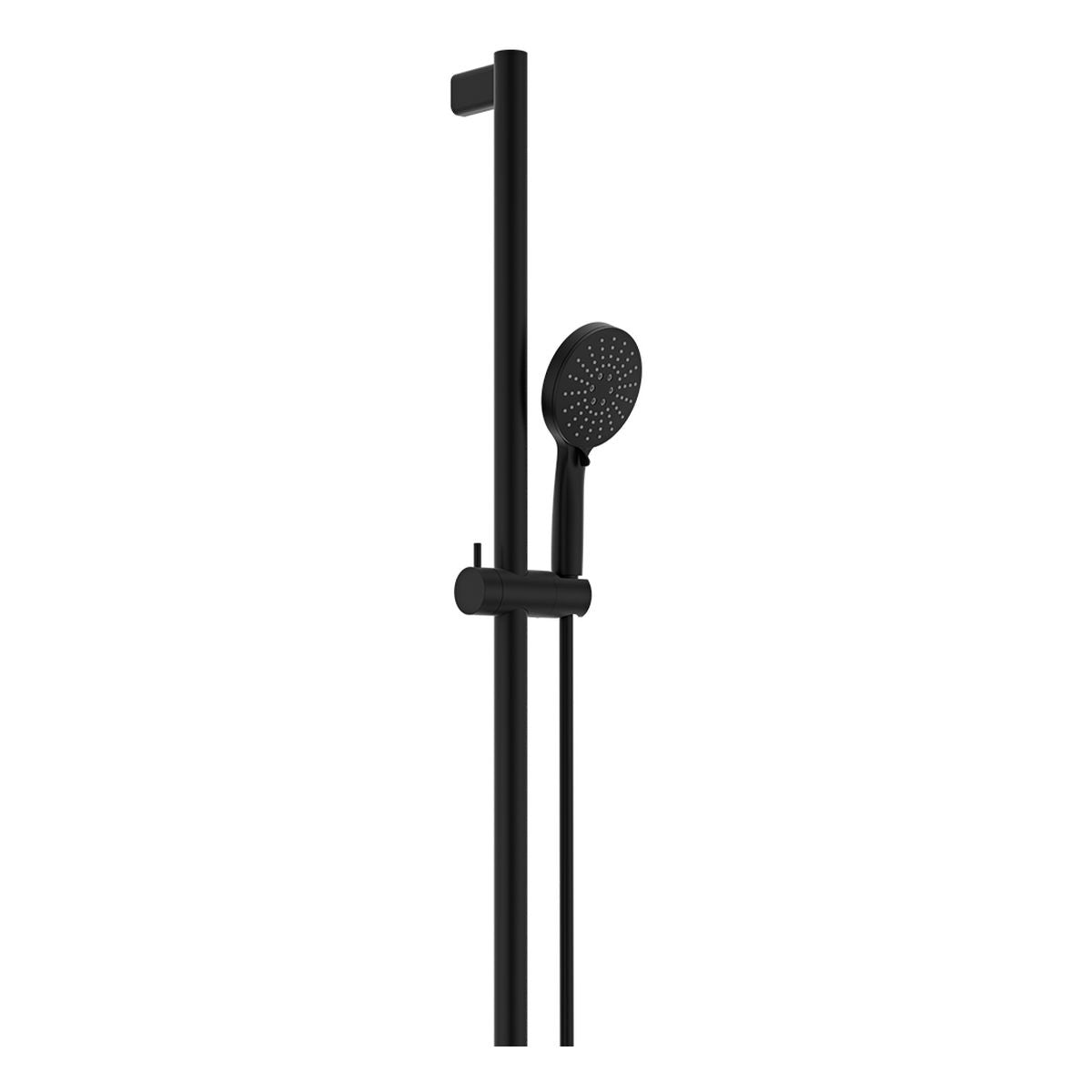 Fienza Care Inverted T Rail Shower, Matte Black