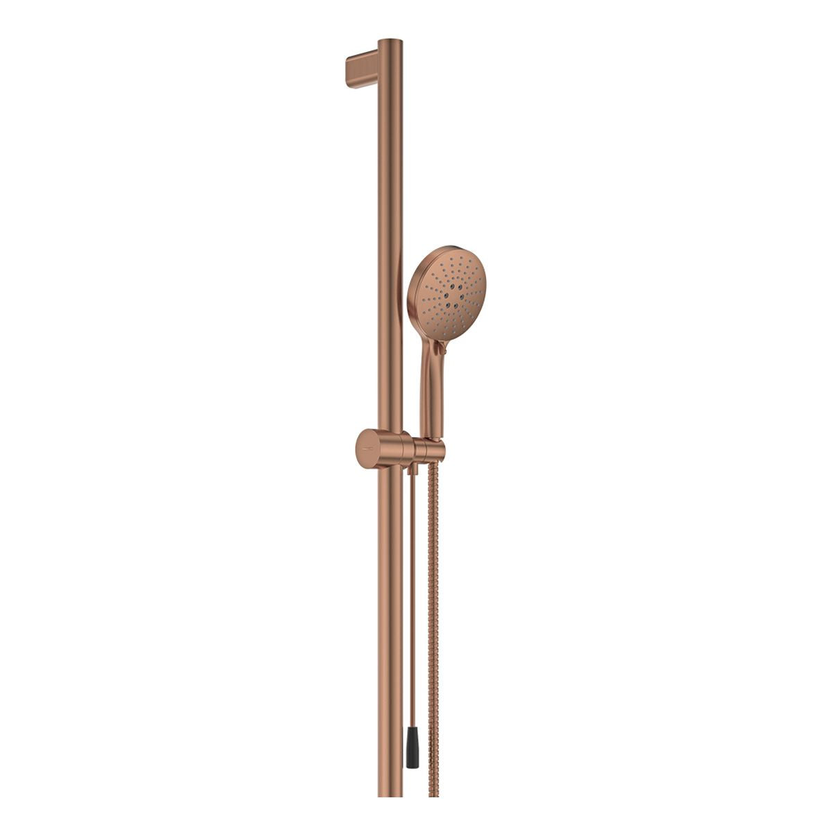 Fienza Care Inverted T Rail Shower with Push/Pull Slider, Brushed Copper