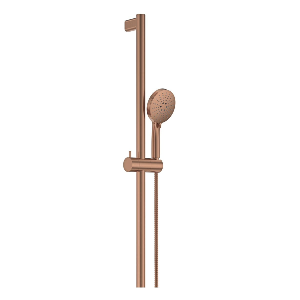 Fienza Care Inverted T Rail Shower, Brushed Copper