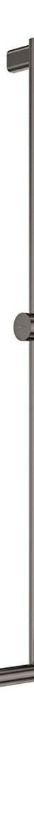 Fienza Care Inverted T Rail Shower with Push/Pull Slider, Gun Metal