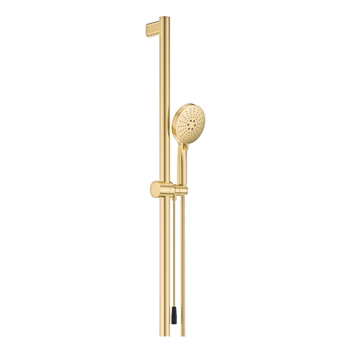 Fienza Care Inverted T Rail Shower with Push/Pull Slider, Urban Brass