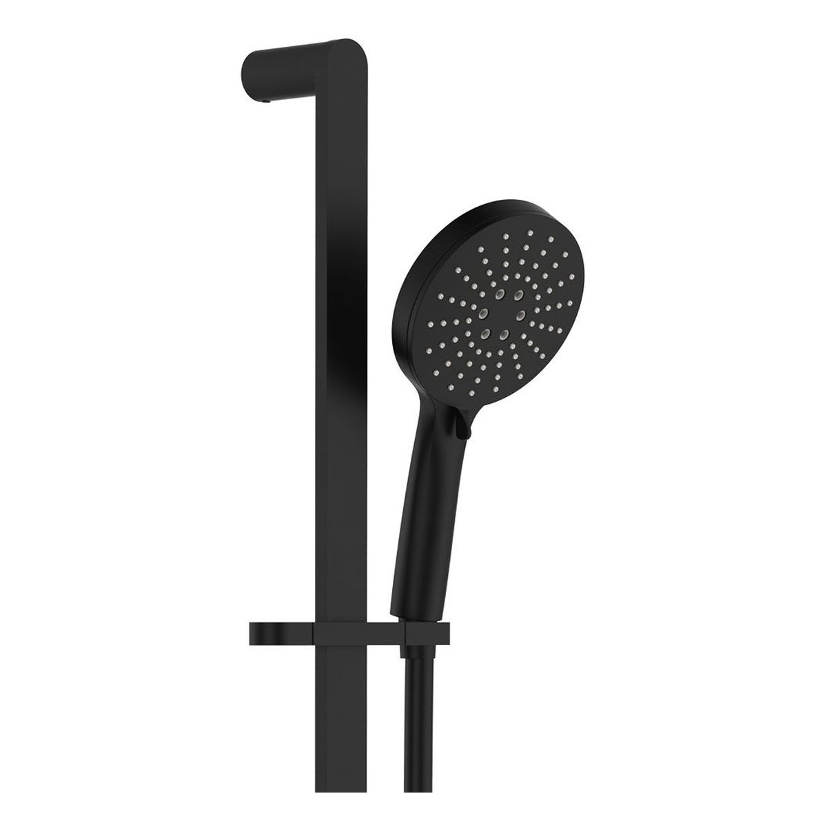 Empire Slim Rail Shower, Matte Black