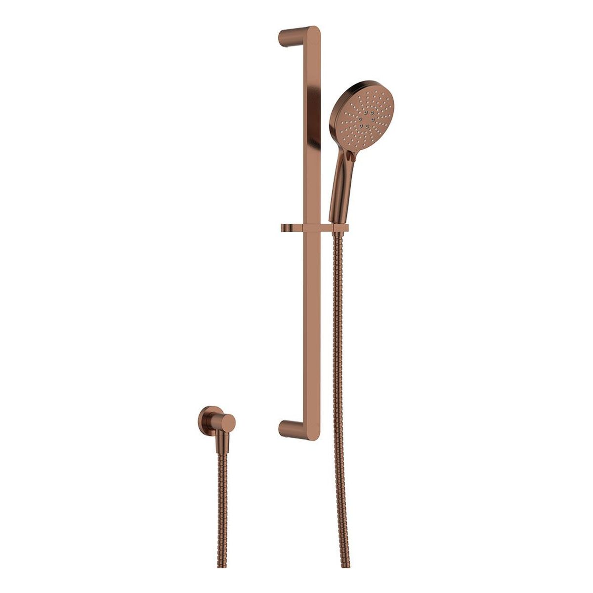 Empire Slim Rail Shower, Brushed Copper
