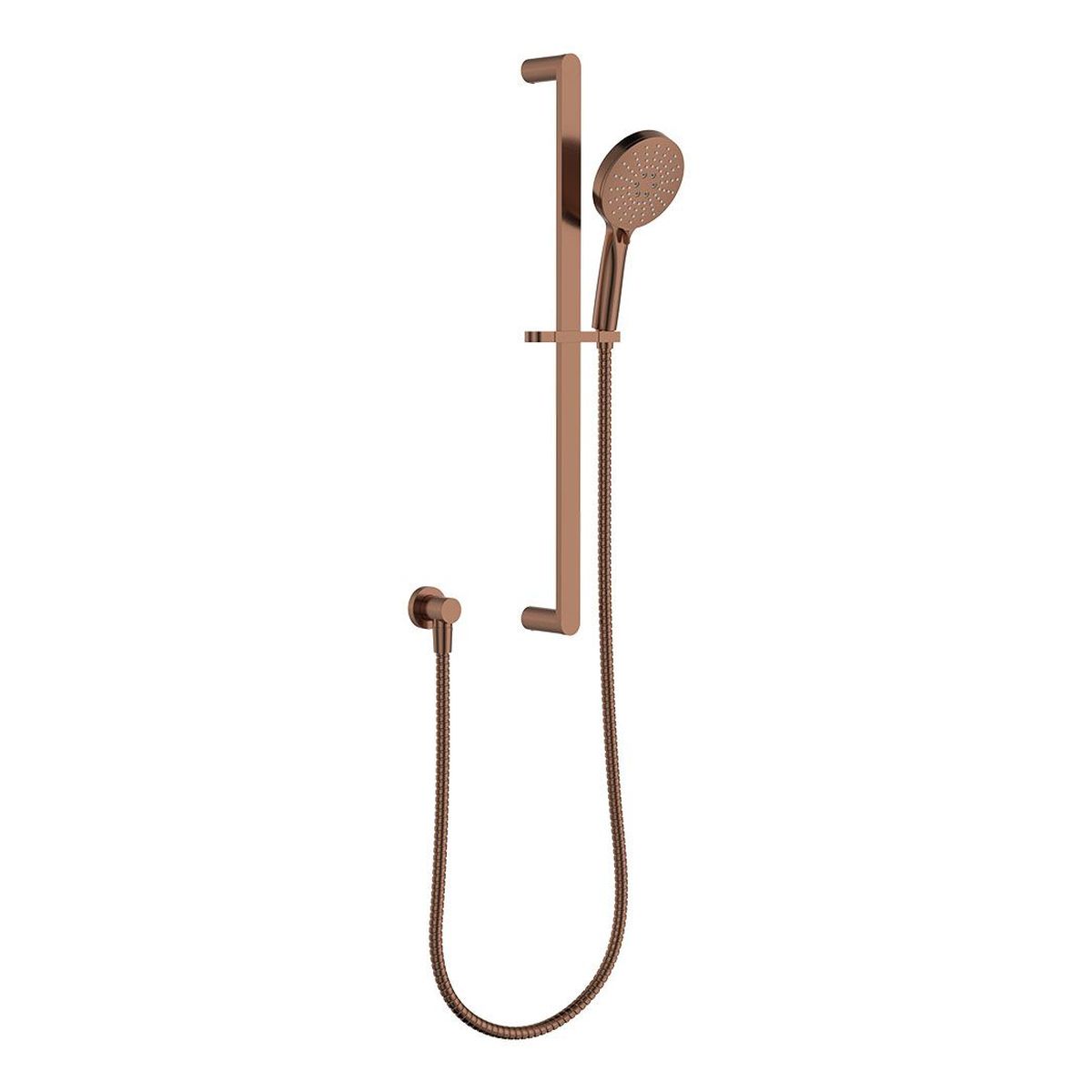 Empire Slim Rail Shower, Brushed Copper