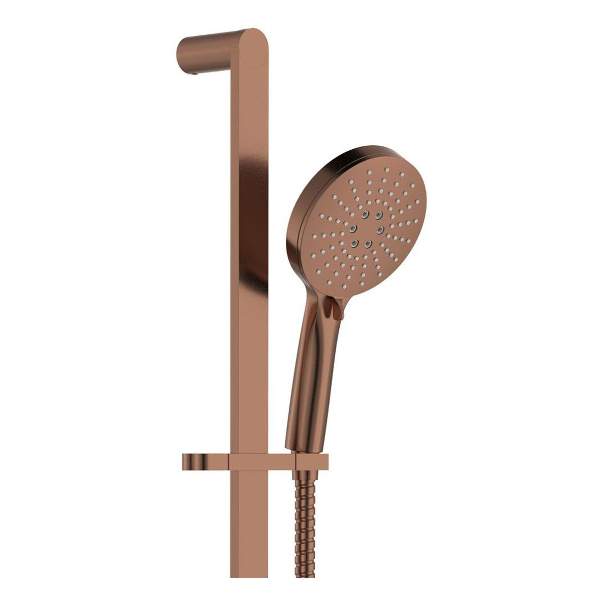 Empire Slim Rail Shower, Brushed Copper