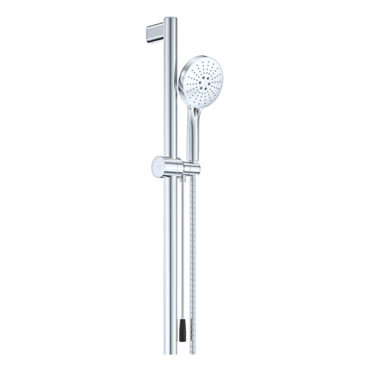 Fienza Care Rail Shower with Push/Pull Slider, Chrome